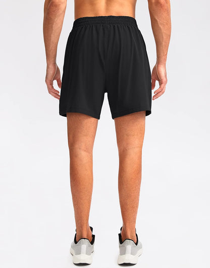 Men'S Workout Running Shorts 7"/5"/9" Lightweight Gym Athletic Shorts for Men with Zipper Pockets